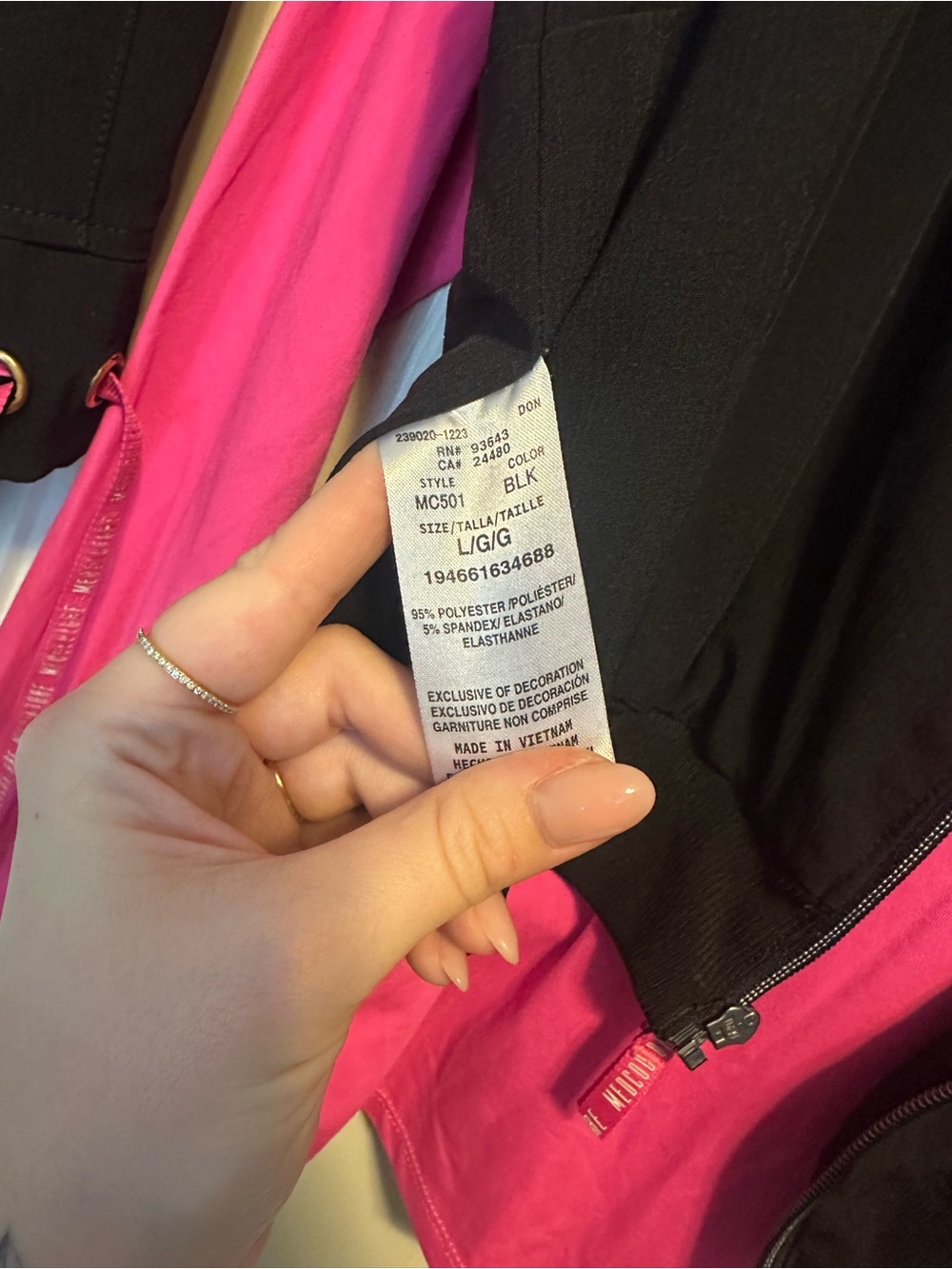Med Couture Scrub Vest, Top, Joggers, and Undershirt lot - Picture 3 of 5